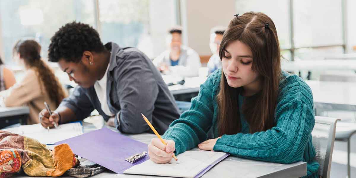 students in a classroom