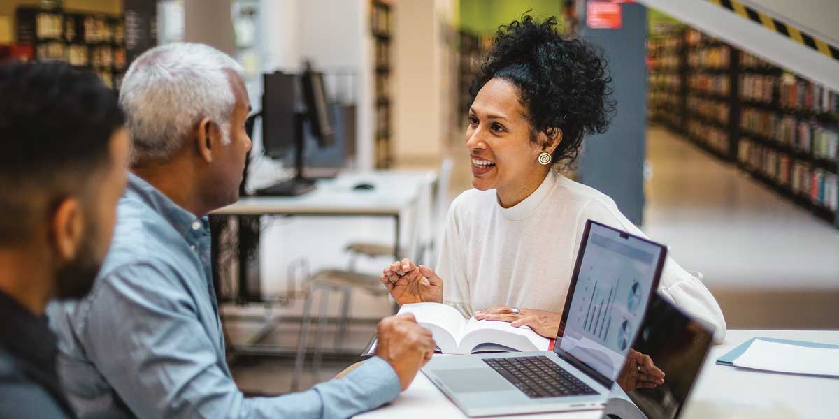 teachers looking at data