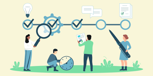 students working together